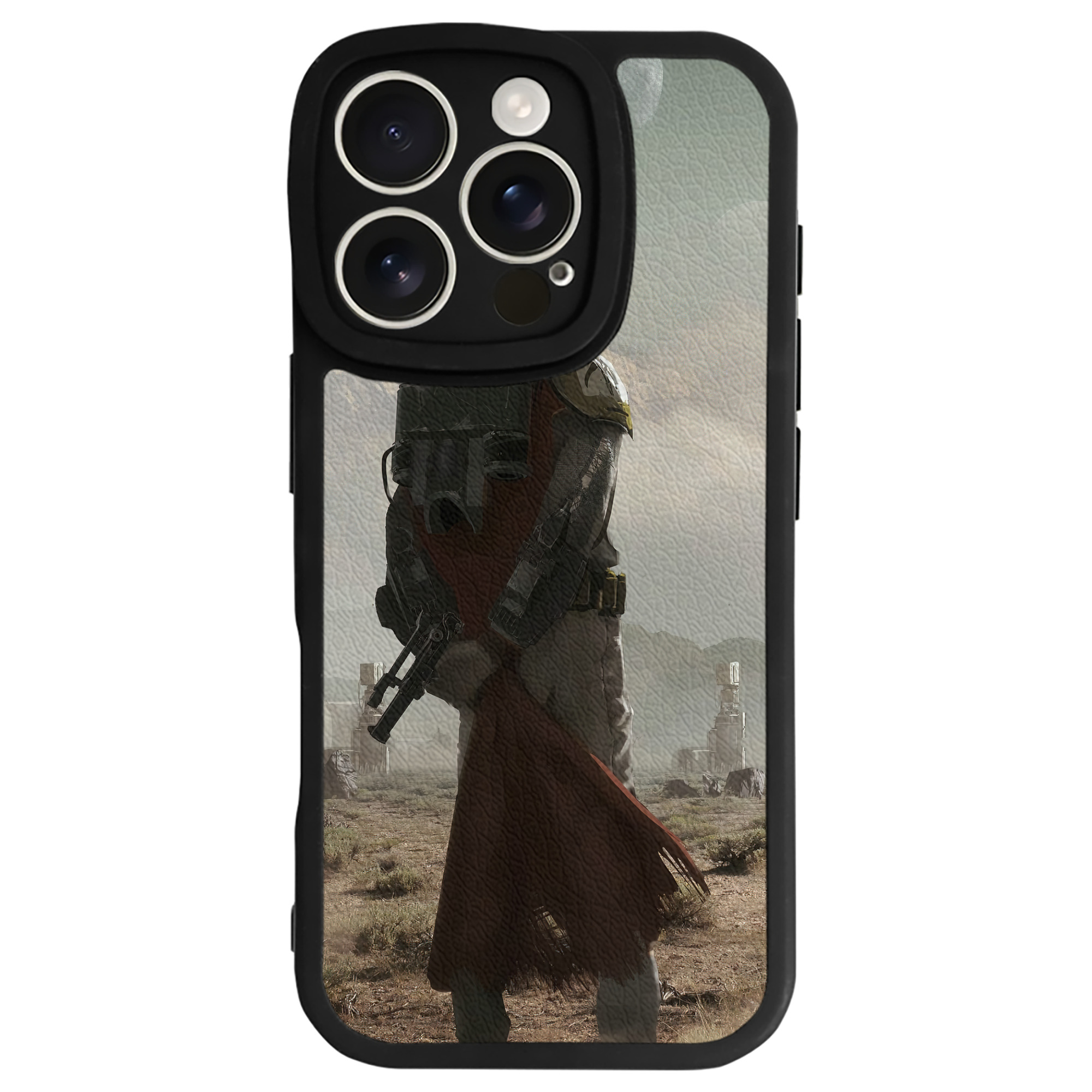 （画像用） スター・ウォーズ Star Wars 【iPhone 16シリーズ対応】シリコンスマホケース（レザー調） 材質：シリコン